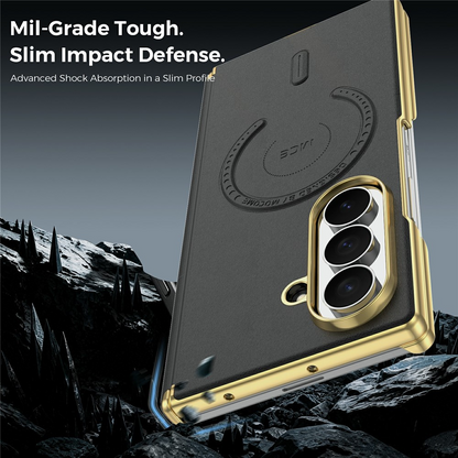 Husa MagSafe pentru Samsung Galaxy Z Fold8 Ultra F976, OEM, Electroplated, Neagra