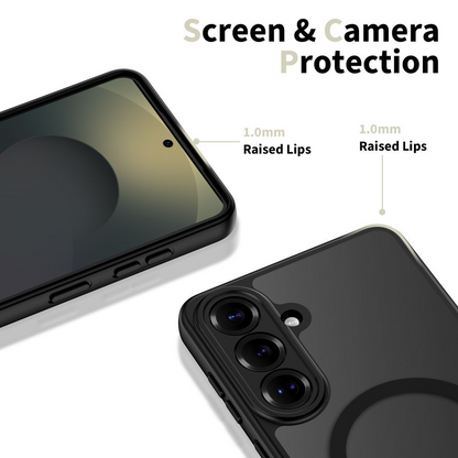 Husa MagSafe pentru Samsung Galaxy S26 Plus S947, Tech-Protect, BasicMag, Neagra Mata