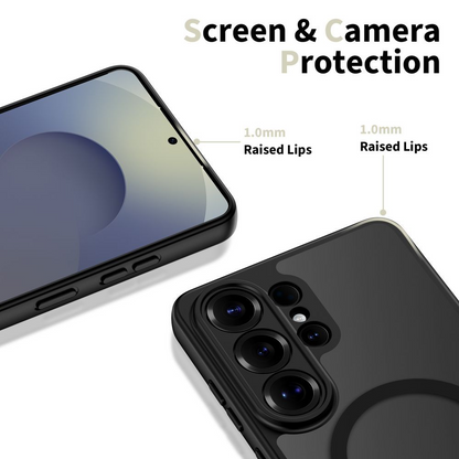 Husa MagSafe pentru Samsung Galaxy S26 Ultra S948, Tech-Protect, BasicMag, Neagra Mata