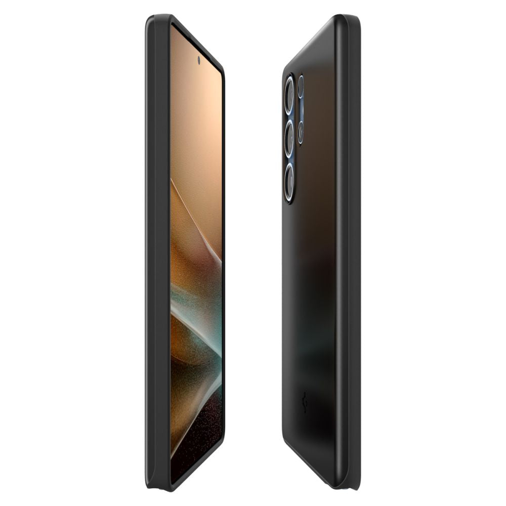 Husa MagSafe pentru Samsung Galaxy S25 Ultra S938, Spigen, Thin Fit, Neagra ACS08946