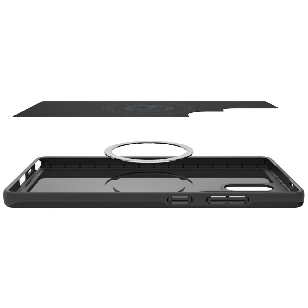 Husa MagSafe pentru Samsung Galaxy S25 Ultra S938, Spigen, Thin Fit, Neagra ACS08946