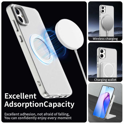 Husa MagSafe pentru Samsung Galaxy A05 A055, Techsuit, CandyCase, Alba