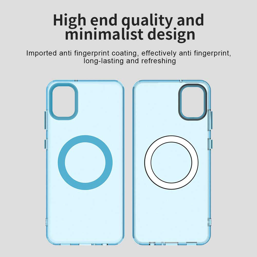 Husa MagSafe pentru Samsung Galaxy A05 A055, Techsuit, CandyCase, Albastra