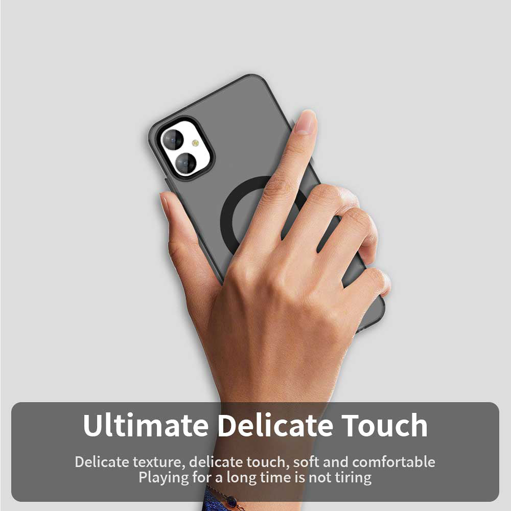 Husa MagSafe pentru Samsung Galaxy A05 A055, Techsuit, CandyCase, Neagra