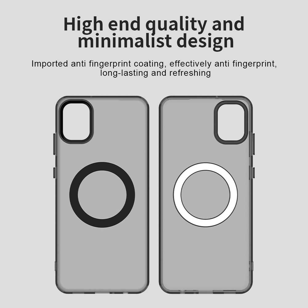 Husa MagSafe pentru Samsung Galaxy A05 A055, Techsuit, CandyCase, Neagra