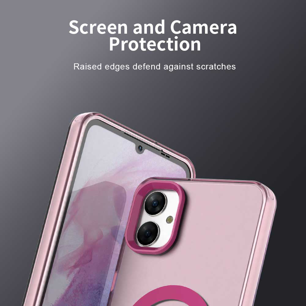 Husa MagSafe pentru Samsung Galaxy A05 A055, Techsuit, CandyCase, Roz