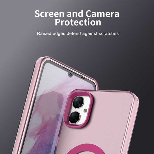 Husa MagSafe pentru Samsung Galaxy A05 A055, Techsuit, CandyCase, Roz