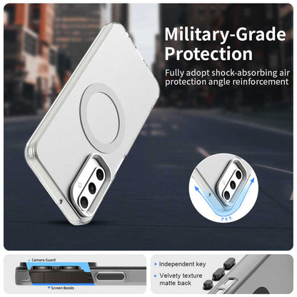 Husa MagSafe pentru Samsung Galaxy A05s A057, Techsuit, CandyCase, Alba