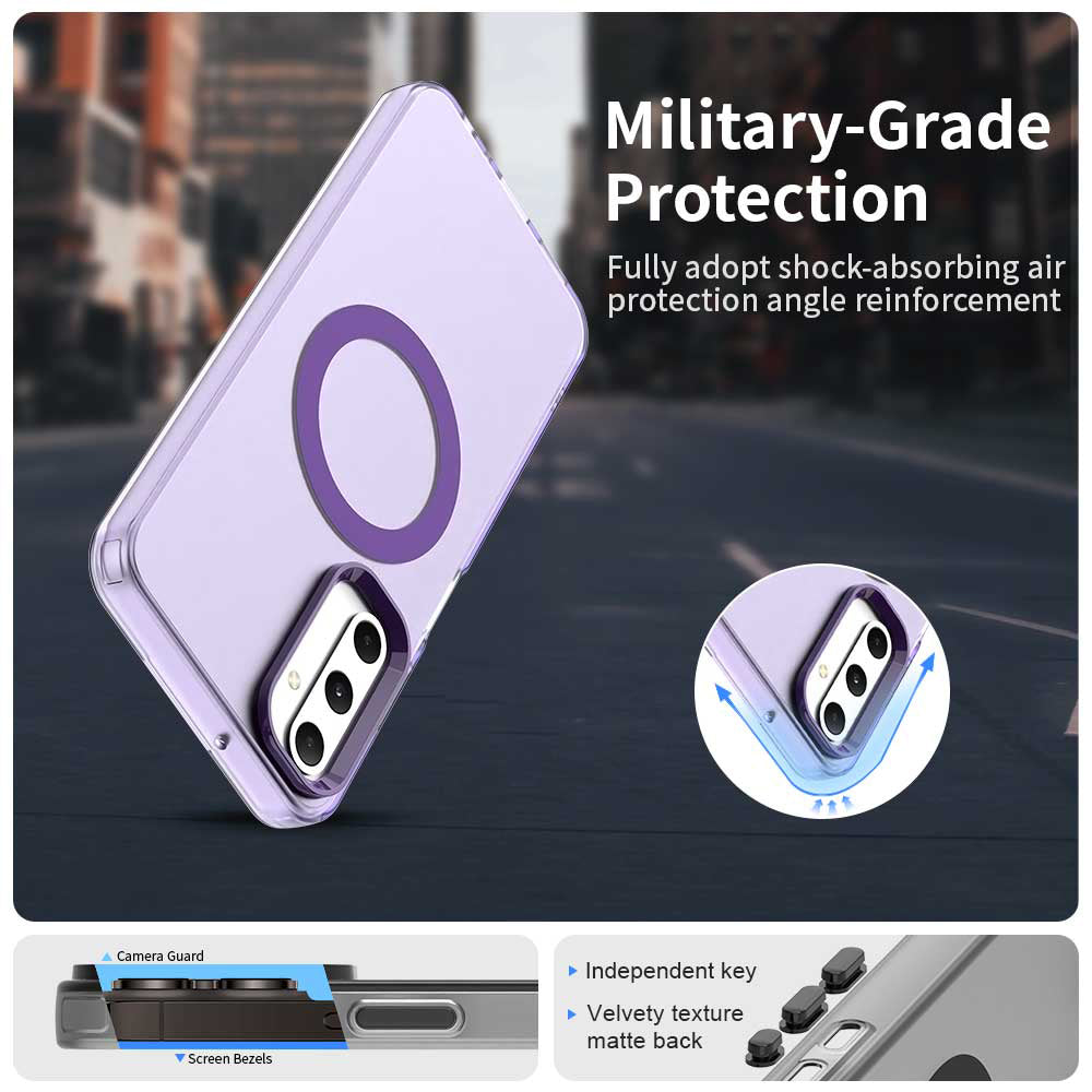 Husa MagSafe pentru Samsung Galaxy A05s A057, Techsuit, CandyCase, Mov