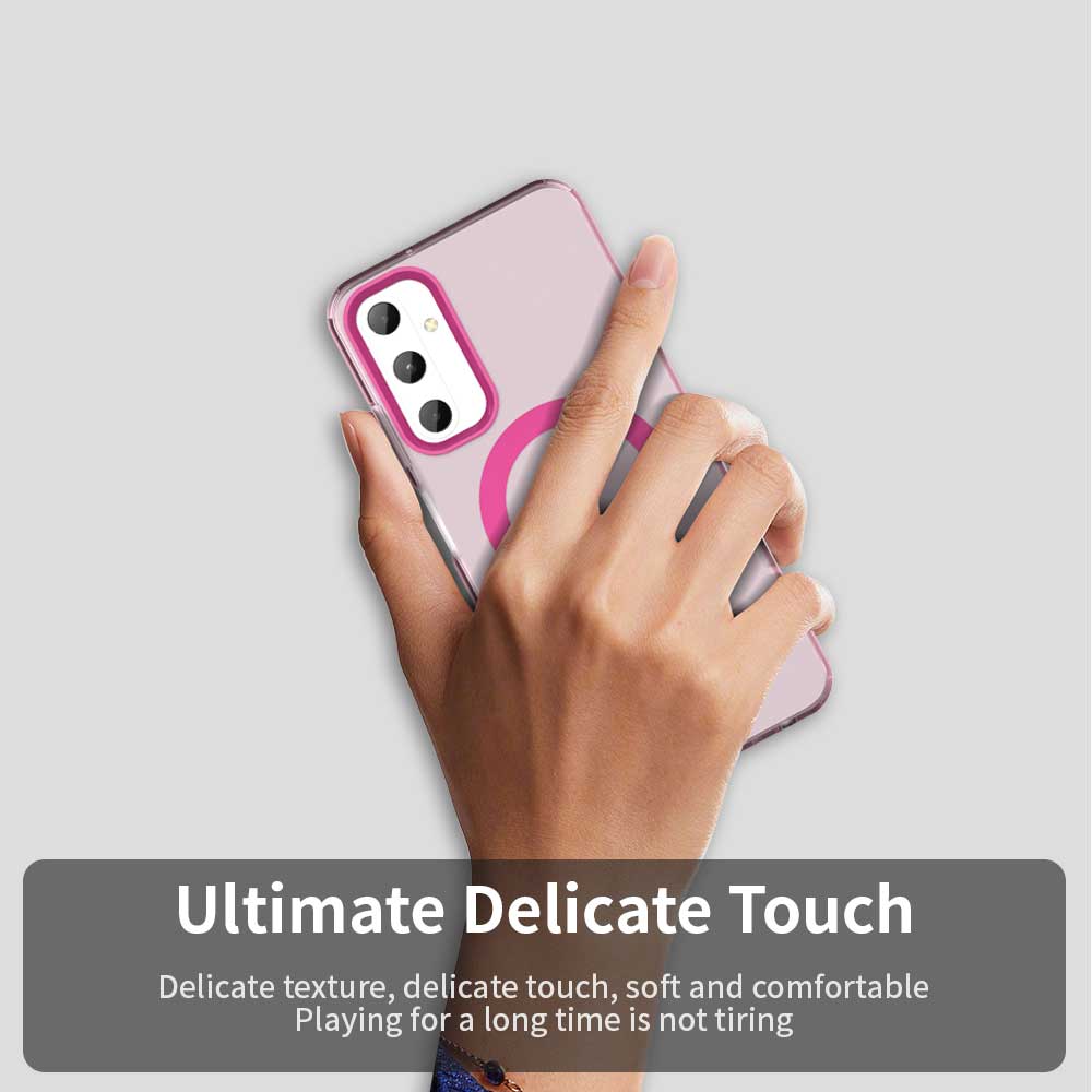 Husa MagSafe pentru Samsung Galaxy A05s A057, Techsuit, CandyCase, Roz