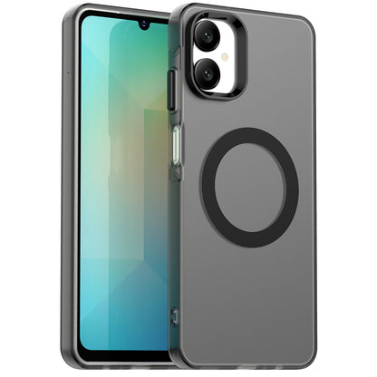 Husa MagSafe pentru Samsung Galaxy A06 A065, Techsuit, CandyCase, Neagra