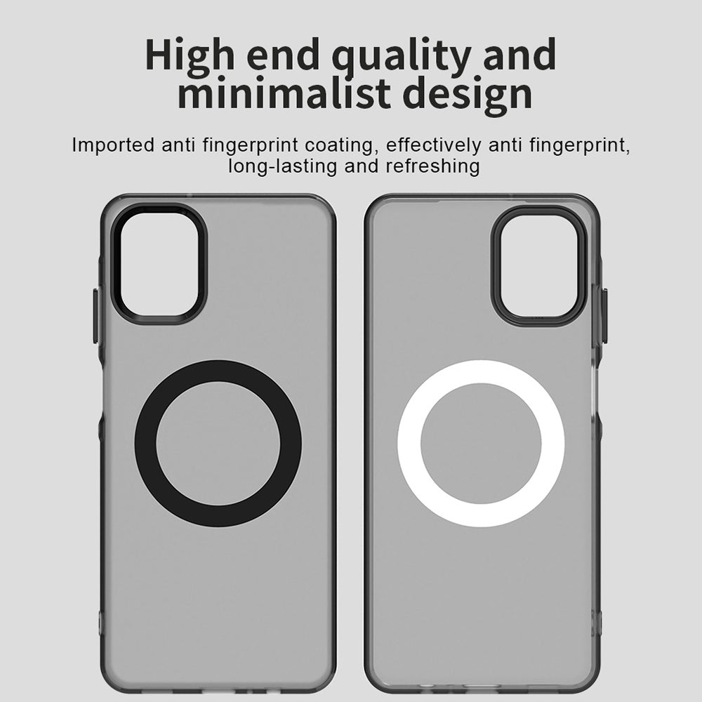 Husa MagSafe pentru Samsung Galaxy A06 A065, Techsuit, CandyCase, Neagra