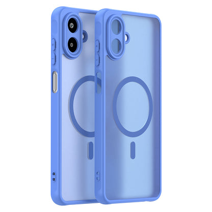 Husa MagSafe pentru Samsung Galaxy A07 4G A075, Techsuit, HaloFrost II, Albastra