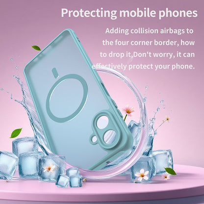 Husa MagSafe pentru Samsung Galaxy A07 4G A075, Techsuit, HaloFrost II, Verde Deschis