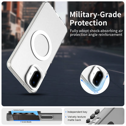Husa MagSafe pentru Samsung Galaxy A07 4G A075, Techsuit, CandyCase, Alba