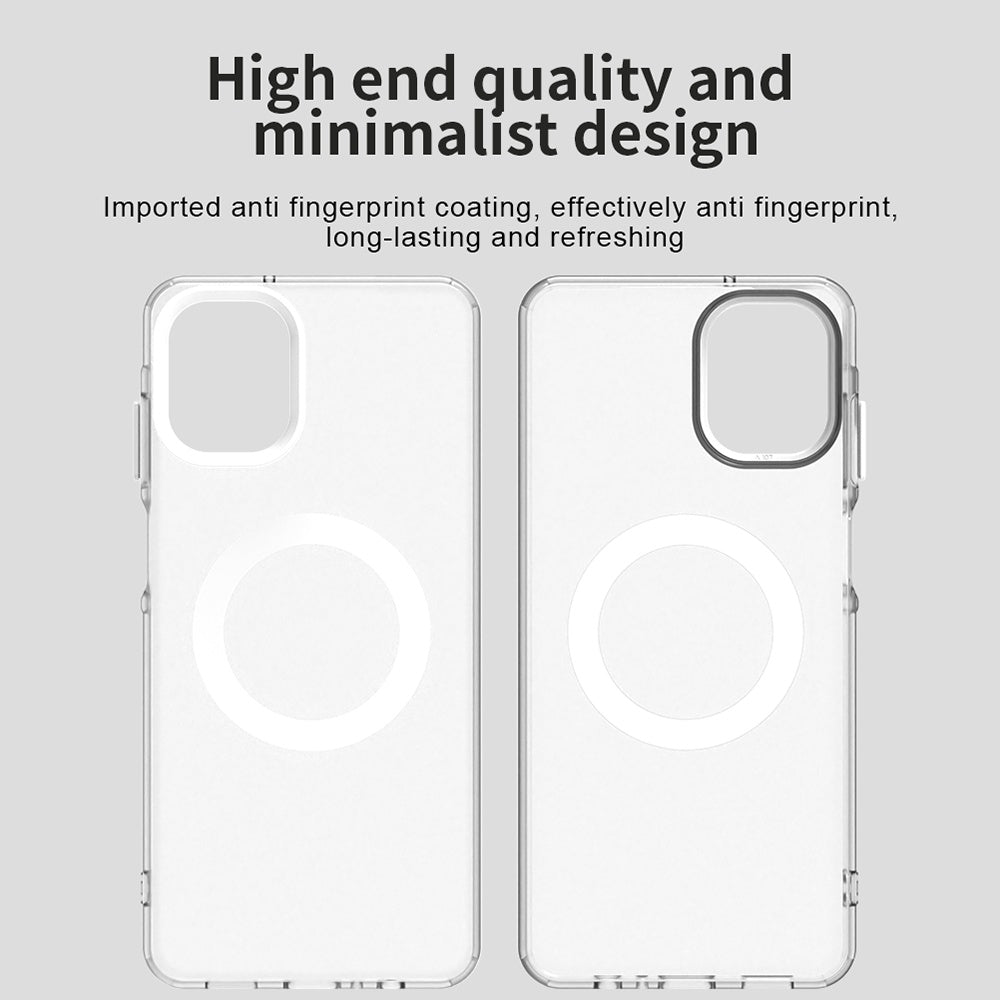 Husa MagSafe pentru Samsung Galaxy A07 4G A075, Techsuit, CandyCase, Alba