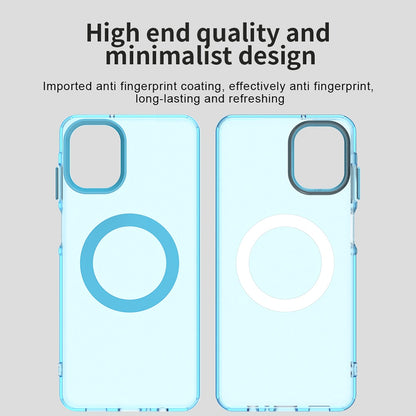 Husa MagSafe pentru Samsung Galaxy A07 4G A075, Techsuit, CandyCase, Albastra