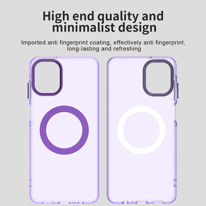 Husa MagSafe pentru Samsung Galaxy A07 4G A075, Techsuit, CandyCase, Mov