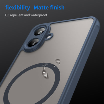 Husa MagSafe pentru Samsung Galaxy A07 4G A075, Techsuit, HaloFrost II, Bleumarin