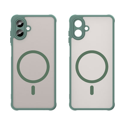 Husa MagSafe pentru Samsung Galaxy A07 4G A075, Techsuit, HaloFrost II, Verde