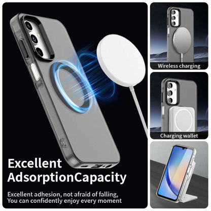 Husa MagSafe pentru Samsung Galaxy A15 5G A156 / A15 A155, Techsuit, CandyCase, Neagra