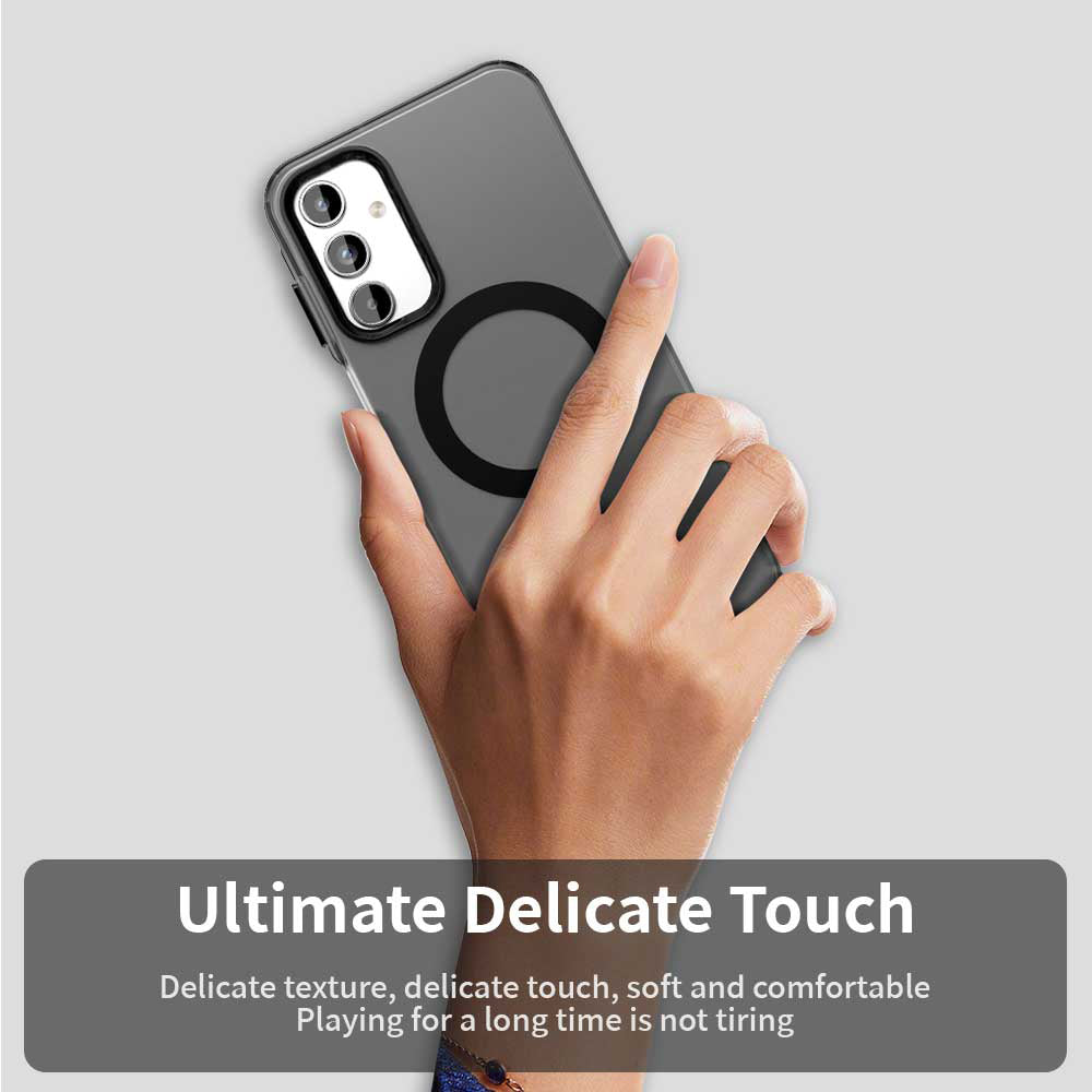 Husa MagSafe pentru Samsung Galaxy A15 5G A156 / A15 A155, Techsuit, CandyCase, Neagra