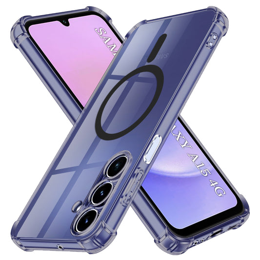 Husa MagSafe pentru Samsung Galaxy A15 5G A156 / A15 A155, Techsuit, Shockproof Clear, Fumurie