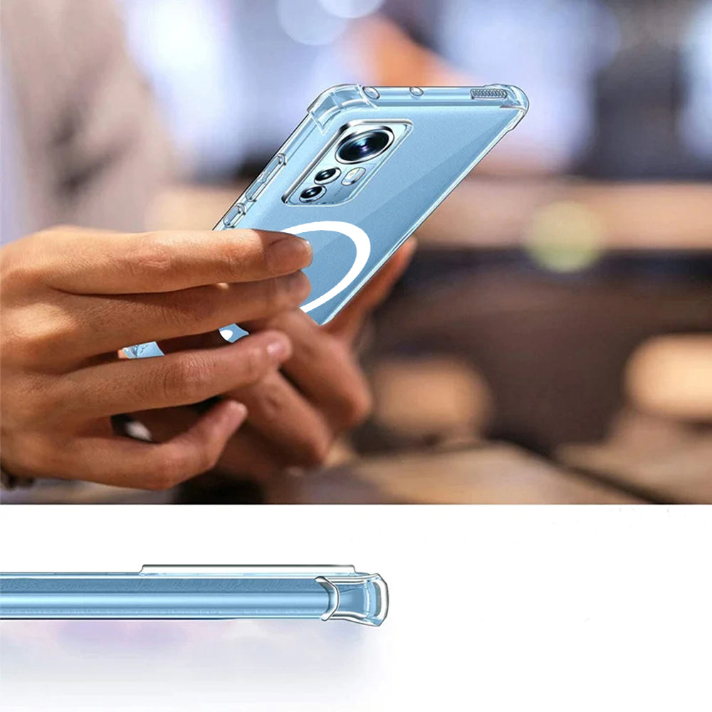Husa MagSafe pentru Samsung Galaxy A15 5G A156 / A15 A155, Techsuit, Shockproof, Transparenta