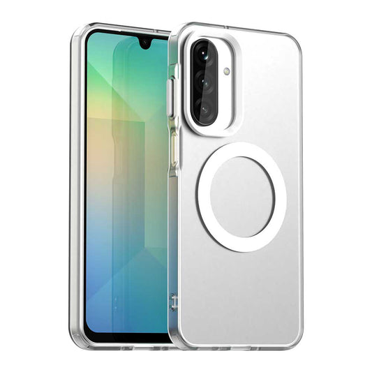 Husa MagSafe pentru Samsung Galaxy A17 5G, Techsuit, CandyCase, Alba