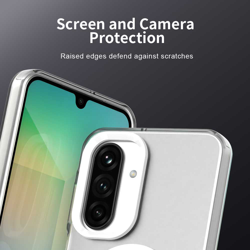 Husa MagSafe pentru Samsung Galaxy A17 5G, Techsuit, CandyCase, Alba