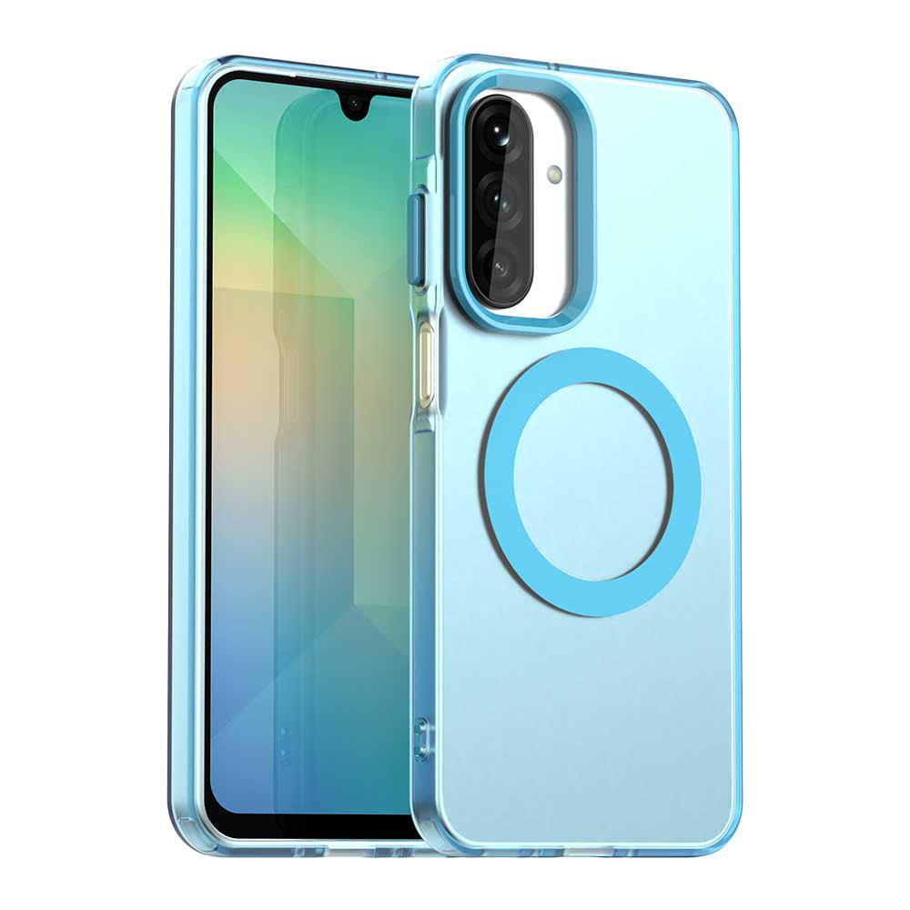 Husa MagSafe pentru Samsung Galaxy A17 5G, Techsuit, CandyCase, Albastra