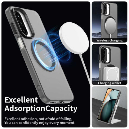 Husa MagSafe pentru Samsung Galaxy A17 5G, Techsuit, CandyCase, Neagra