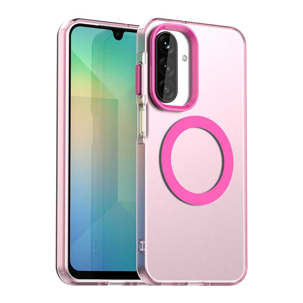 Husa MagSafe pentru Samsung Galaxy A17 5G, Techsuit, CandyCase, Roz