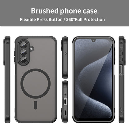 Husa MagSafe pentru Samsung Galaxy A17 5G, Techsuit, HaloFrost II, Neagra