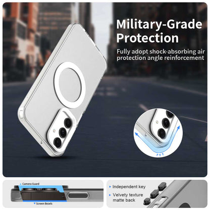 Husa MagSafe pentru Samsung Galaxy A25 A256, Techsuit, CandyCase, Alba