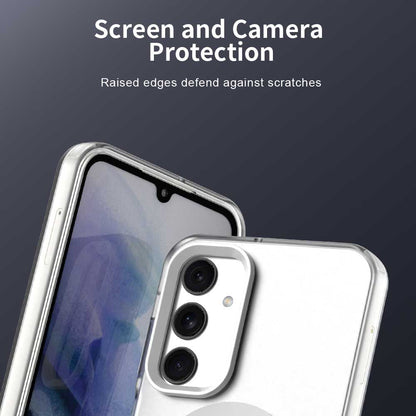 Husa MagSafe pentru Samsung Galaxy A25 A256, Techsuit, CandyCase, Alba