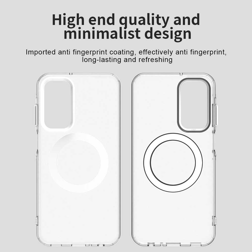 Husa MagSafe pentru Samsung Galaxy A25 A256, Techsuit, CandyCase, Alba