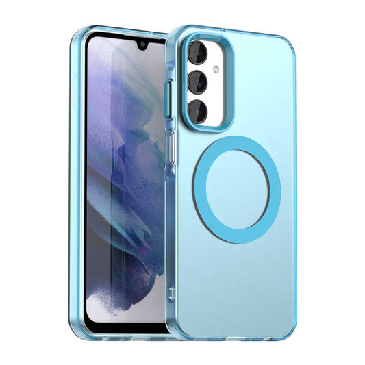 Husa MagSafe pentru Samsung Galaxy A25 A256, Techsuit, CandyCase, Albastra