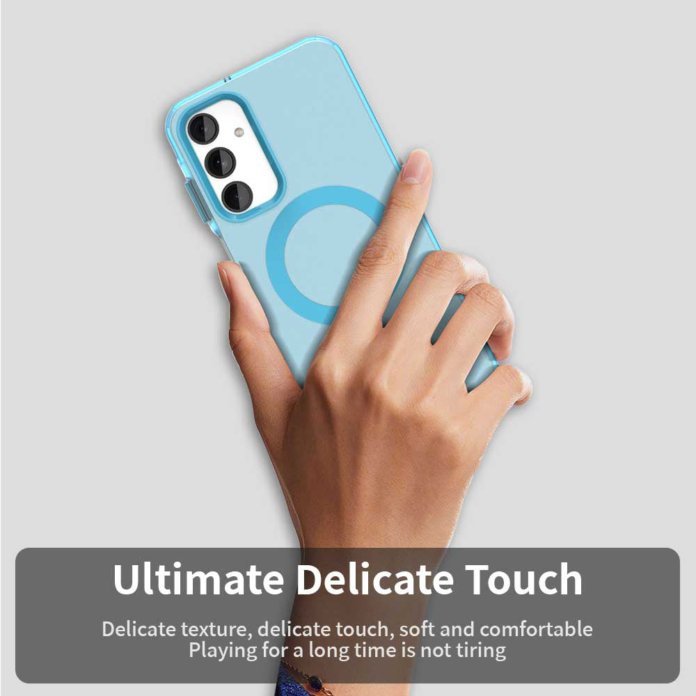 Husa MagSafe pentru Samsung Galaxy A25 A256, Techsuit, CandyCase, Albastra
