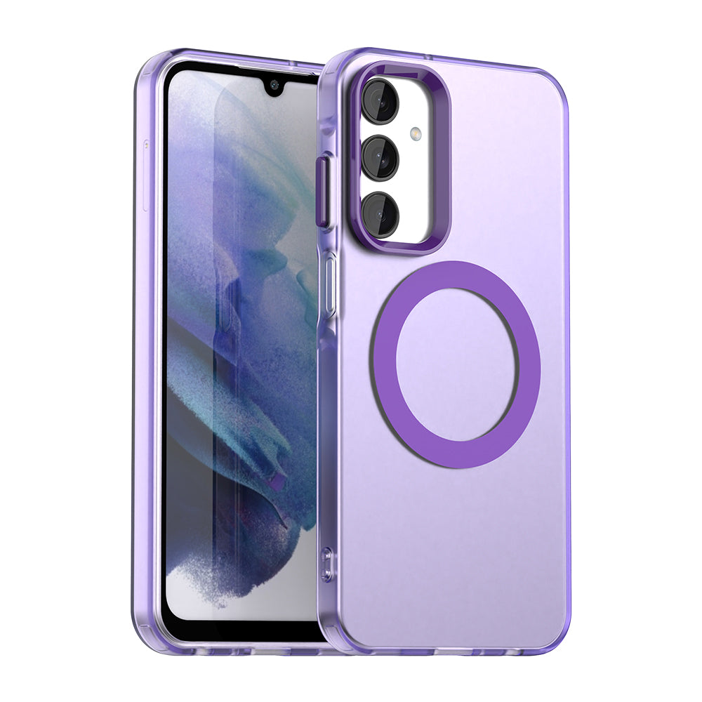 Husa MagSafe pentru Samsung Galaxy A25 A256, Techsuit, CandyCase, Mov