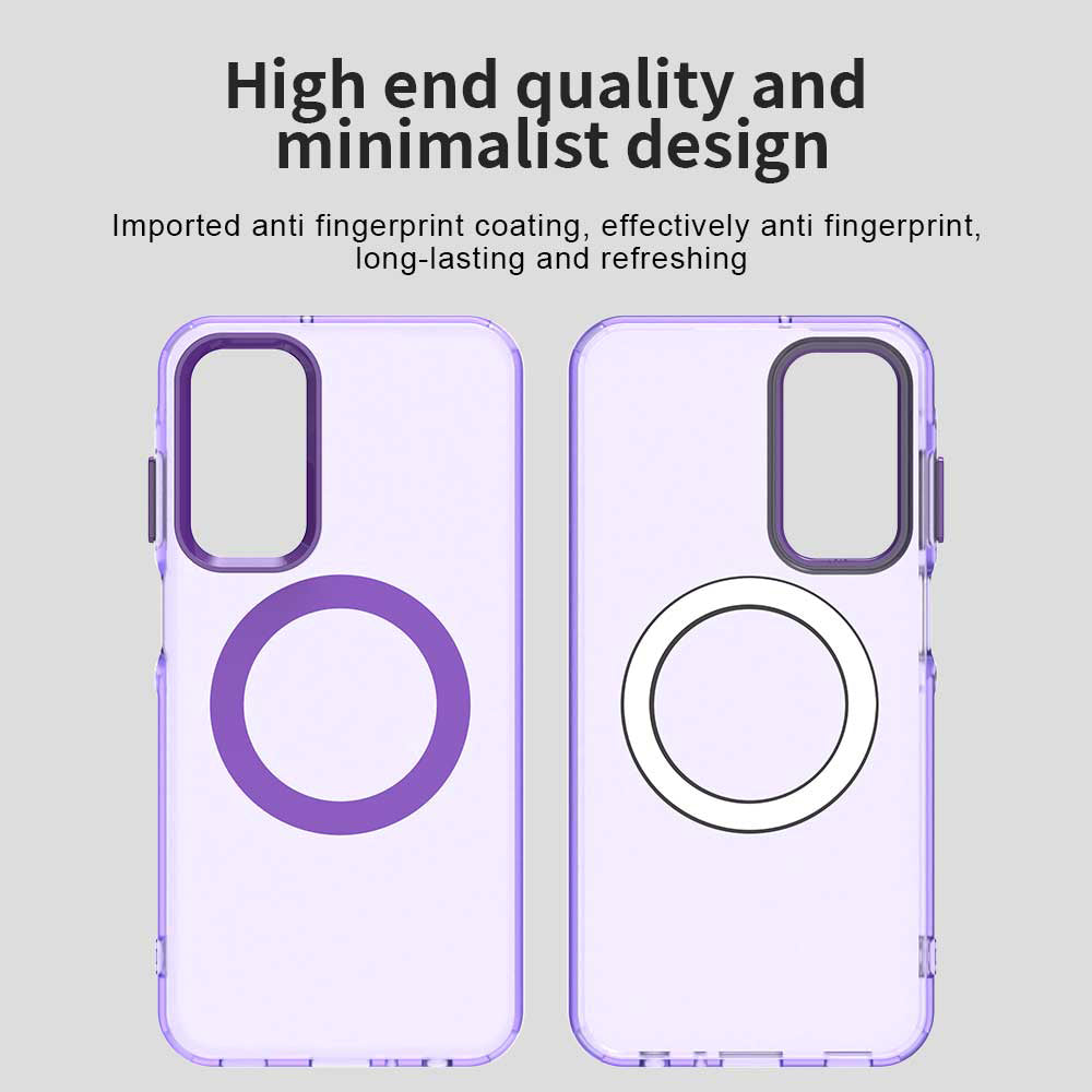 Husa MagSafe pentru Samsung Galaxy A25 A256, Techsuit, CandyCase, Mov