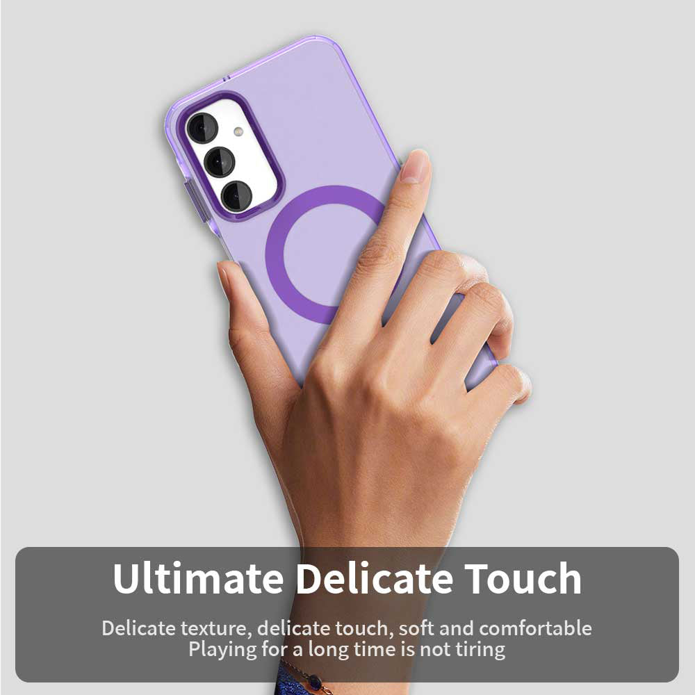 Husa MagSafe pentru Samsung Galaxy A25 A256, Techsuit, CandyCase, Mov