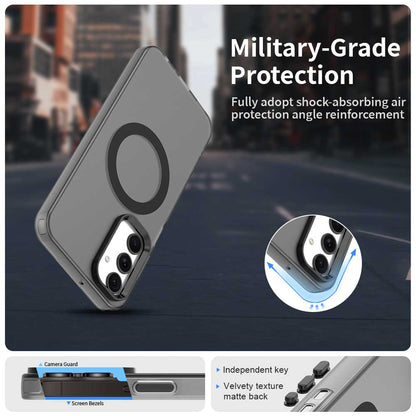 Husa MagSafe pentru Samsung Galaxy A25 A256, Techsuit, CandyCase, Neagra