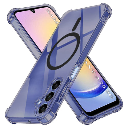 Husa MagSafe pentru Samsung Galaxy A25 A256, Techsuit, Shockproof Clear, Fumurie