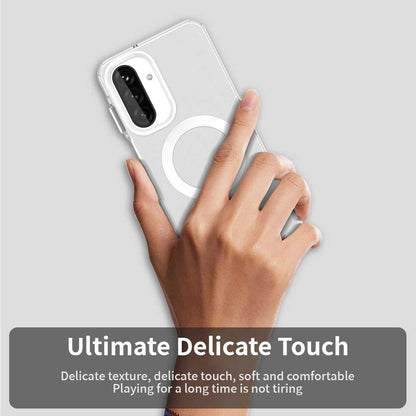 Husa MagSafe pentru Samsung Galaxy A26 A266, Techsuit, CandyCase, Alba