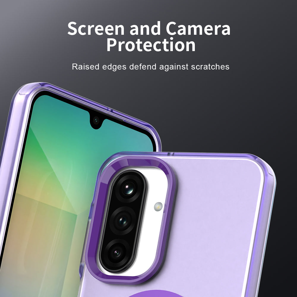 Husa MagSafe pentru Samsung Galaxy A26 A266, Techsuit, CandyCase, Mov