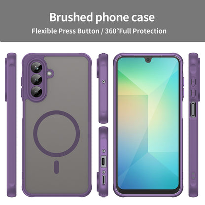 Husa MagSafe pentru Samsung Galaxy A26 A266, Techsuit, HaloFrost II, Mov