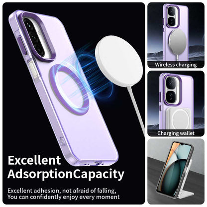 Husa MagSafe pentru Samsung Galaxy A27 5G, Techsuit, CandyCase, Mov