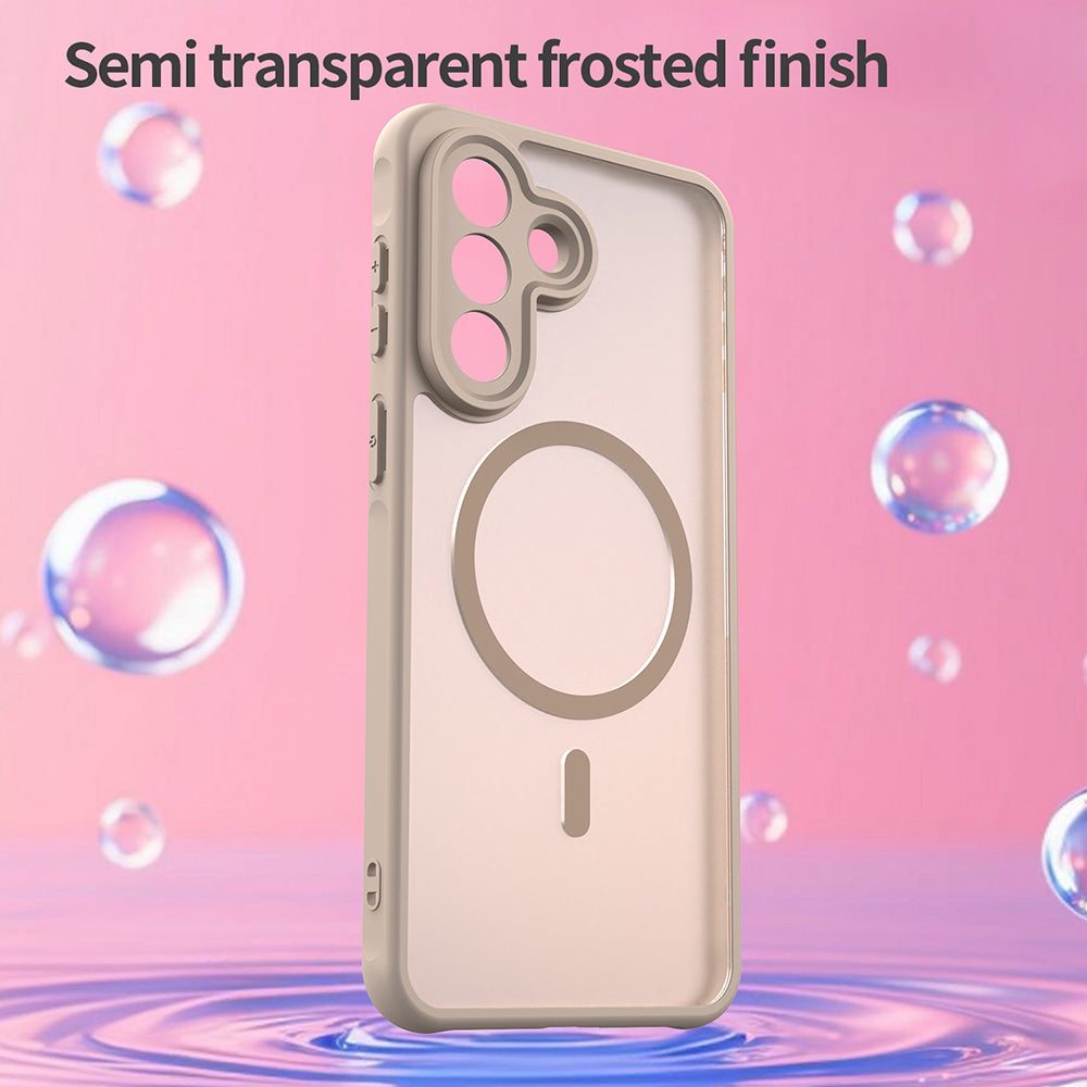 Husa MagSafe pentru Samsung Galaxy A27 5G, Techsuit, HaloFrost II, Aurie