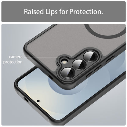 Husa MagSafe pentru Samsung Galaxy A27 5G, Techsuit, HaloFrost II, Neagra
